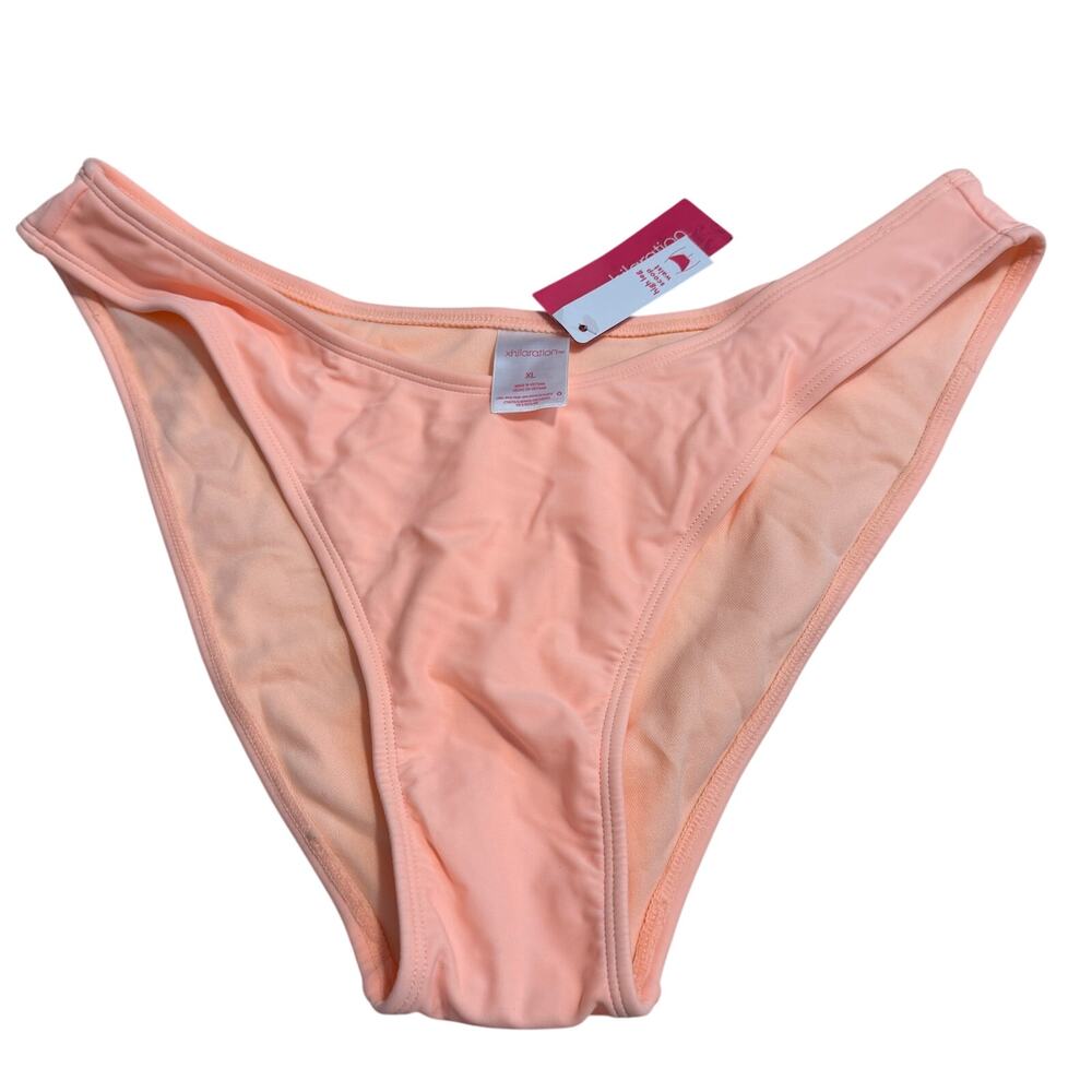 Xhilaration Juniors' Peach Orange Cheeky Bikini Bottom - Size XL - NWT